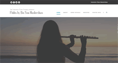 Desktop Screenshot of flutesbythesea.com